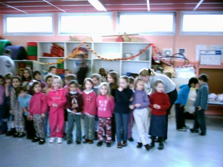 Malvine à l'école maternelle